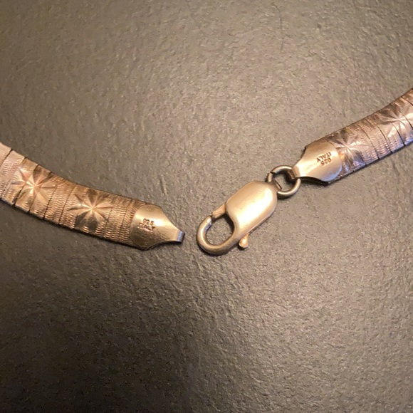 16 inch sterling silver necklace 925 - Picture 2 of 4